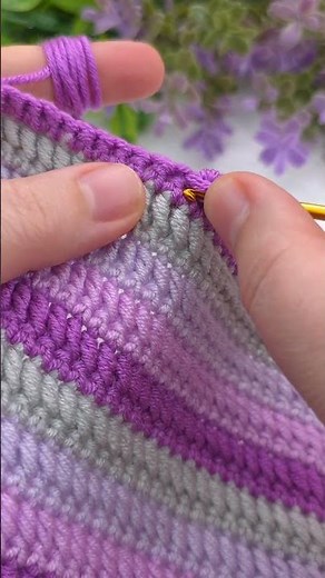 Different technique ** very easy crochet baby blanket model #crochet #knitting #tunisian