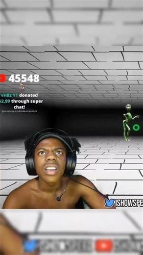 iShowSpeed ​​Gets Scared in Horror Game