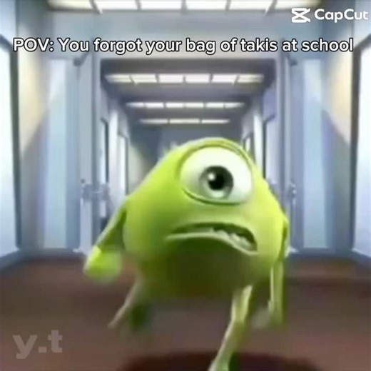 POV: you forgot your bag of takis at school