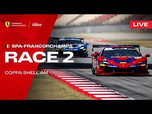 LIVE Ferrari Challenge Europe - Spa-Francorchamps, Race 2 - Coppa Shell AM