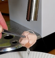 Transforming a coffee machine into a hidden treasure finder