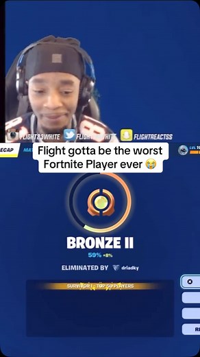 Streamer.POV on Instagram: "My guy got rage baited 😭 YouTube: FlightReacts TikTok: FlightReacts Instagram: @flight23white_ #fortnite #ogfortnite #streamer #fyp #lol #fypシ #flightreacts #funny"