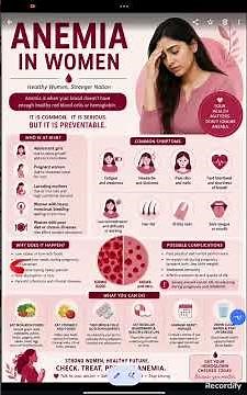 Anemia in Women Explained | Signs You Should Never Ignore! 🩸 | Women's Health Awareness