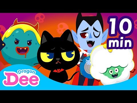 2021 Halloween Songs Compilation🧙‍♀️｜Halloween 2021 with Dragon Dee and Baby Bella👻｜Kids song