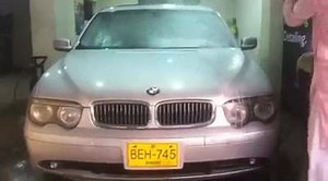 BMW 7series at DRIVE CLEAN for complete detailing First step foam wash | Drive Clean