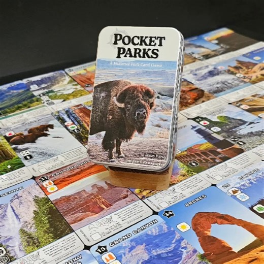 Discover all 63 US national parks in a travel-friendly card game | PocketParks