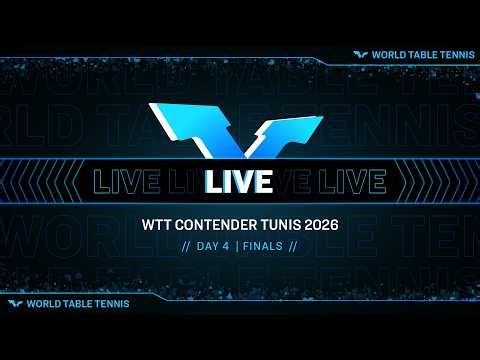 LIVE! | T1 | Day 4 | WTT Contender Tunis 2026 | Finals