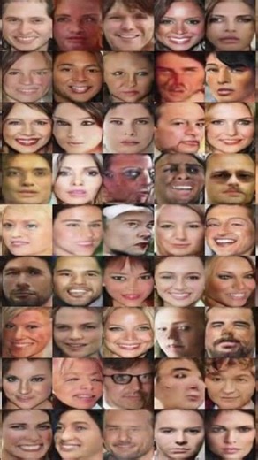DCGAN: Manifold Interpolation Human Faces #aiart #face