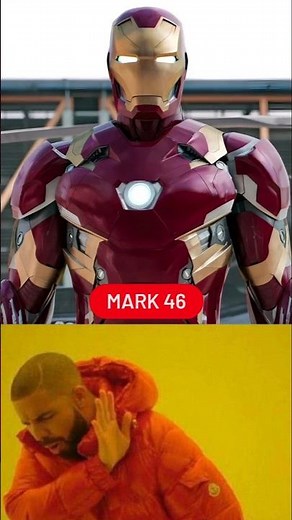 Ranking Every Iron Man Suit #ironman #shorts