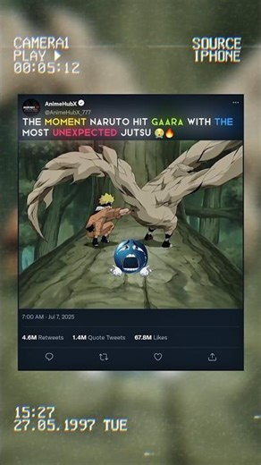 The Moment Naruto Hit Gaara With the Most Unexpected Jutsu 😭🔥