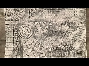 How To Create a Texture Rubbing Collage