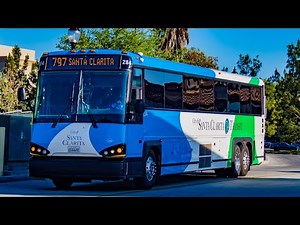 City of Santa Clarita Transit 2020 MCI D4500CT CNG #284 - Ride Video