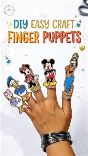 DIY Easy Craft Finger Puppets 🤩✨ | #2026 #diy #trending #viral #ytshorts
