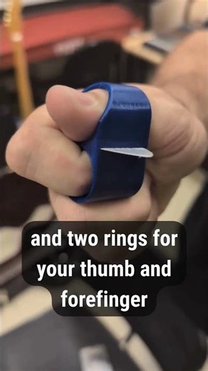 Using an adapted guitar pick #accessibility #MusicForEveryBody #adaptivedevices #music #tutorial