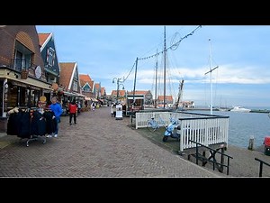 Walking in Volendam at Dusk ⛵ | The Netherlands - 4K60