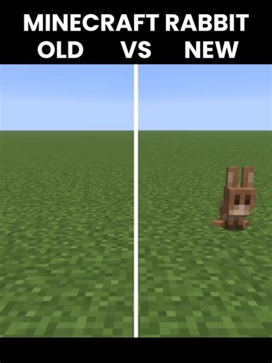 Rabbit Evolution in Minecraft: Old vs New