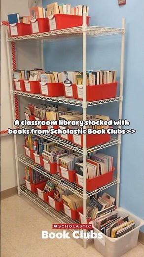 Scholastic Book Clubs is growing your classroom library one book at a time. 📚