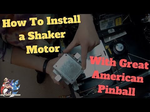 How To Install A Shaker Motor on a Stern Pinball | Great American Pinball