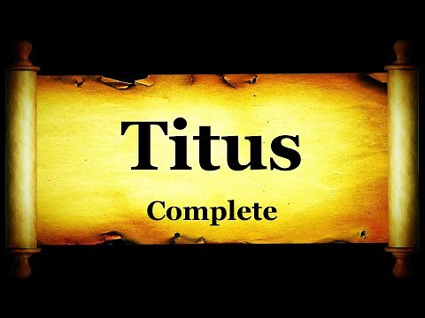 Holy Bible: Book 56 - The Epistle of Paul to Titus - KJV Read Along HD 4K Audio Text