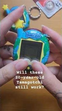 20 YEAR OLD TAMAGOTCHI 🫨 🤯 #tamagotchi #vintagetoys #tamagotchiconnection