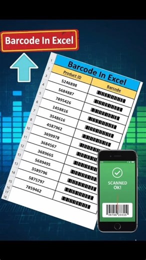Barcode in Excel | Computer World