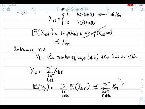 Data Structures: Hash Tables: Universal Hashing