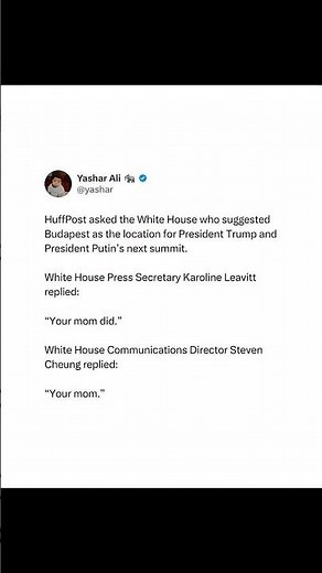 White House Responds To Reporter With “Your Mama”