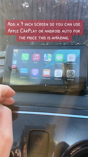 If you’re like me and have a basic car, this is absolutely for you to bring CarPlay or android auto to your car for this price is in saying grab yours quick. #carplay #androidauto #cartok #cartechnology #caraccessories