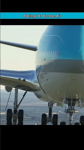 Boeing 747 Korean Air Battles Crosswind in Epic Close-Up Landing!