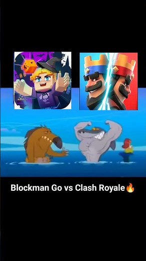 blockman go vs clash royale #shorts #short #blockmango #clashroyale