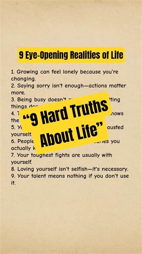 “9 Eye-Opening Realities of Life You Must Accept”#lifelessons #motivation #mindset #alphafacts
