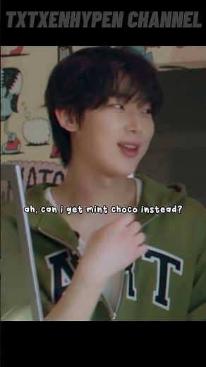 [ENHYPEN] Sunoo just can’t let go of that mint choco