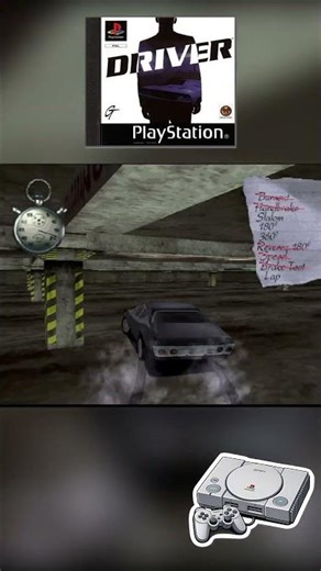 This Driver tutorial traumatized a generation 😅#drivergame #ps1games #gamingnostalgia#shorts
