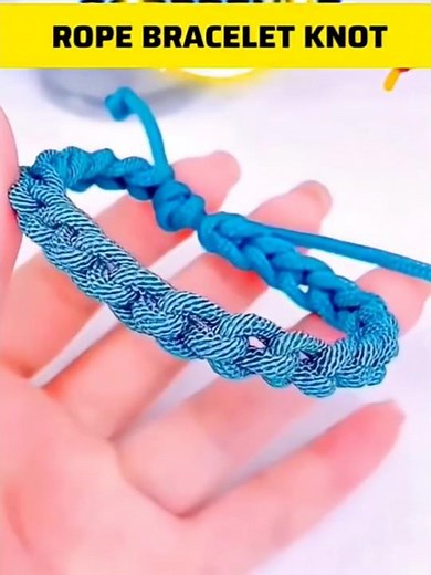 How to Make a Rope Bracelet Knot | Quick & Easy #BraceletKnot