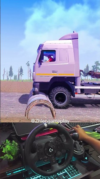 Truck vs Speed Bump #20 - Spintires: MudRunner #spintiresmudrunner #beamng #snowrunner #mudrunner