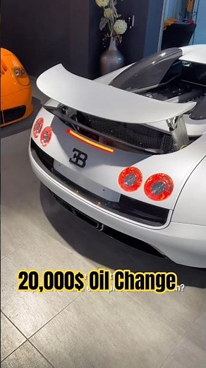 The $20,000 Oil Change – Bugatti Veyron #bugatti #veyron #luxury