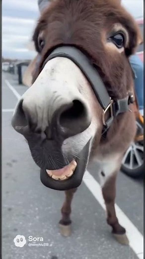 Parking my donkey at the Walmart parking lot. #parking #walmart #donkeys