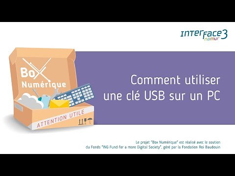 1.13. Comment utiliser une clé USB sur un PC et copier-coller un fichier ? Box Numérique