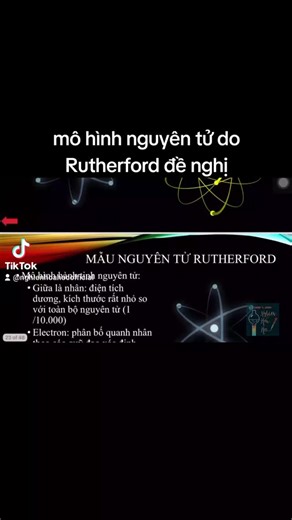 mô hình nguyên tử do Rutherford đề nghị #nghiệnhoáhọc #cấutạonguyêntử #rutherford | Nghiện Hóa học