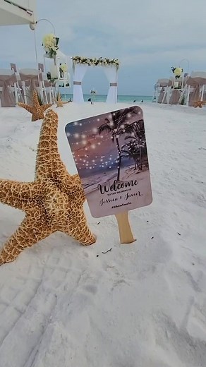 Happy Barefoot Wedding Day to Jessica & Javier!❤️👣 #barefootweddings #getmarriedbarefoot #destinflorida #foryou #panhandle #beachwedding #destinfwb #emeraldcoast #destinationwedding #loveisintheair #beachvibes #weddingday | Barefoot Weddings®