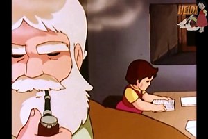 Continuamos con Heidi, Capitulo 37: El cabritillo Heidi recibe una carta de Clara, que le habla de sus tristes días en Frankfurt sin ella y decide responderle invitándola a las montañas. Mientras tanto, Blanquita da a luz a una niña que Heidi la llamará Bonita. Cuando Heidi va a buscar a la abuela de Pedro, en el asombro de la antigua y Brigida lee un libro de salmos; después de todo, su estancia en Frankfurt tuvo su lado positivo: encontró a un gran amigo y aprendió a leerlo perfectamente. Por 