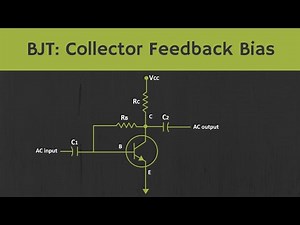 BJT: Collector Feedback Bias Explained Video Lecture | Crash Course (English) for Electrical Engineering - GATE
