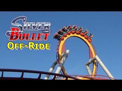 Silver Bullet AWESOME Inverted Coaster Off-Ride Footage - Knott's Berry Farm (Non-Copyright)