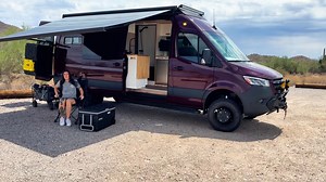 This Custom Camper Van Blends Style and Functionality Into a Striking, Home-Like Package