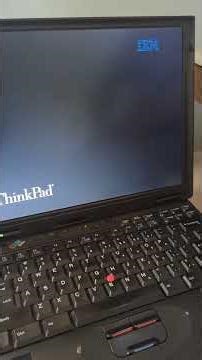 My IBM ThinkPad 600 is having a problem (booting really slow and not showing Windows 98).
