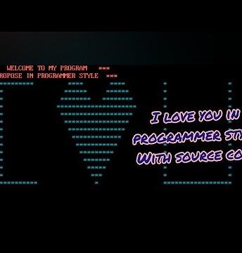 "I love you" program in c++ | Easy program | Source code in description| Beginners c++ program