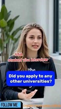 USA Student Visa Interview – English Conversation official