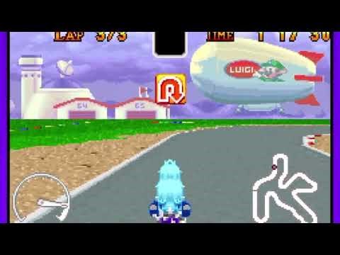 MKSC starman peach vs blue shell.