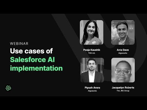 Use cases of Salesforce AI implementation #webinar #salesforce #agentforce