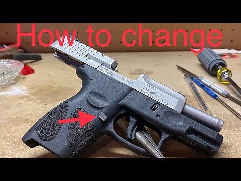 Taurus g2c How to change magazine release (left handed shooters)